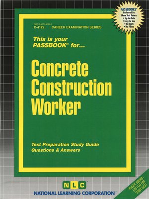 cover image of Concrete Construction Worker